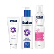 Drakon Feminine Intimate Wash + Senso Whitening Cream + Deosense Fresh Spray - Drakon